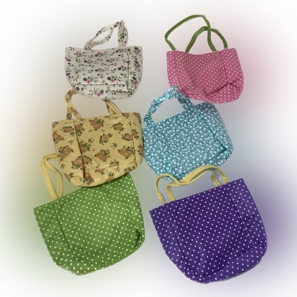 New Toddler Size Cloth Easter Baskets set 6🐰Appliqued Felt Easter designs 🐑 - Picture 2 of 8